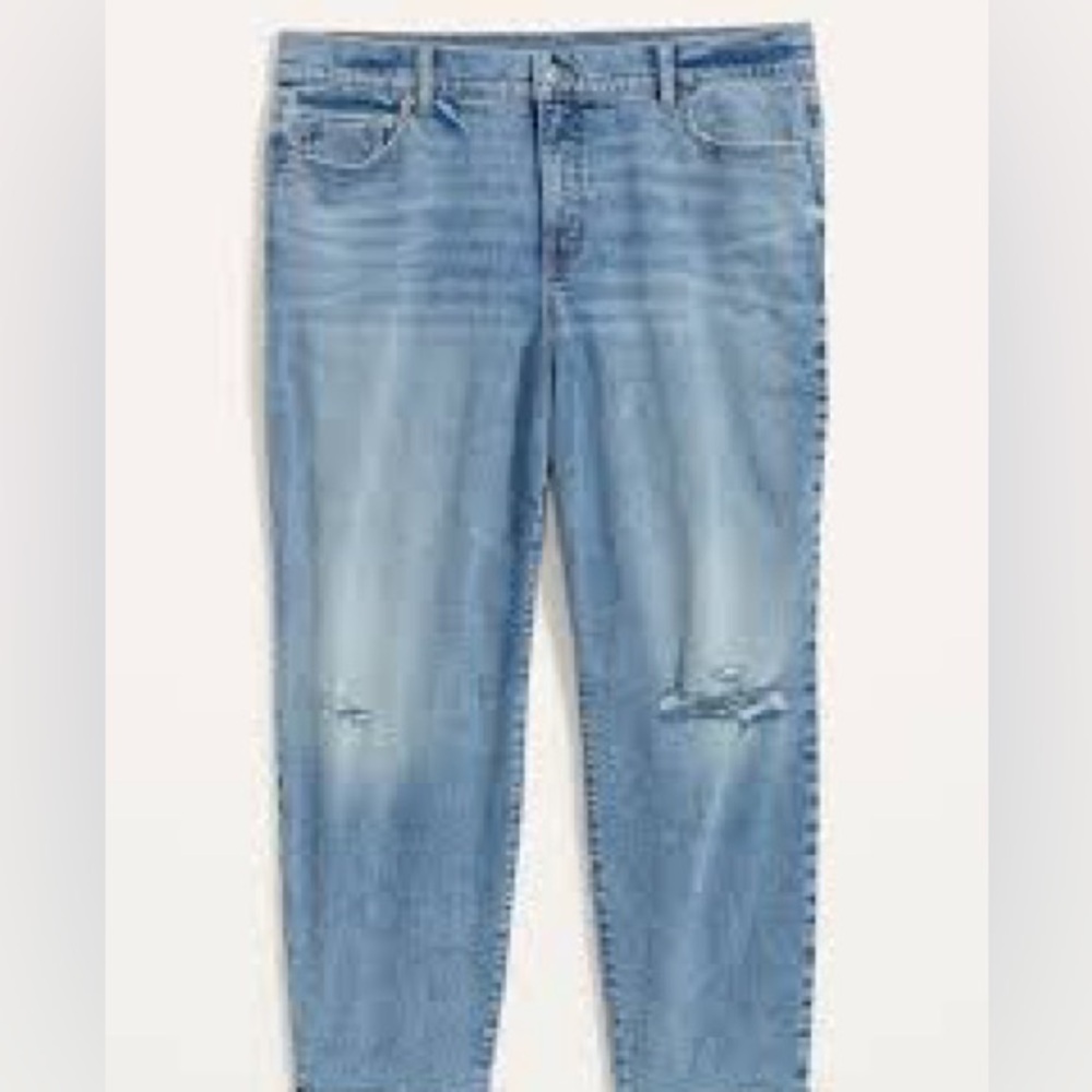 Old Navy | 22 | O.G. Straight Ripped Ankle Jeans with Raw Hem